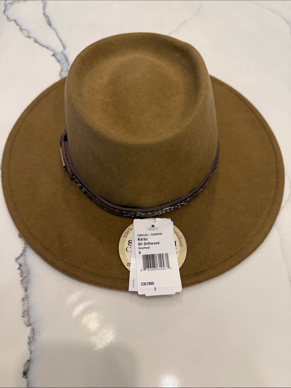 Stetson kelso driftwood hat